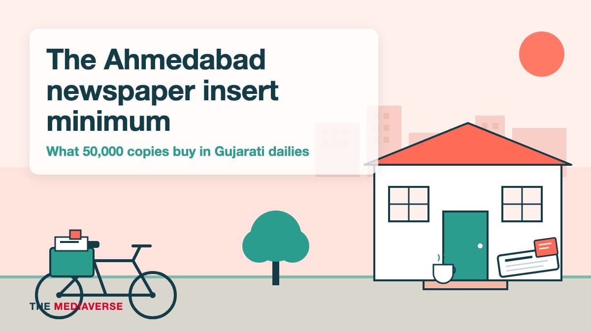 50,000 Newspaper Inserts in Ahmedabad: The Rs.62,500 Minimum, Gujarati Dailies and the Five Service Areas (2026)