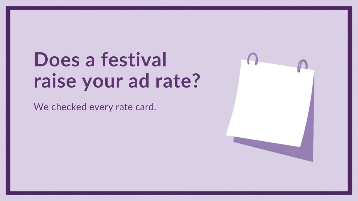 Which Outdoor Formats Charge a Festival Premium, and Which Hold Flat All Year (2026)