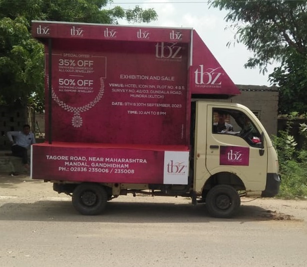 A customised branded mobile advertising van parked at an event, the complete 2026 guide by The Mediaverse