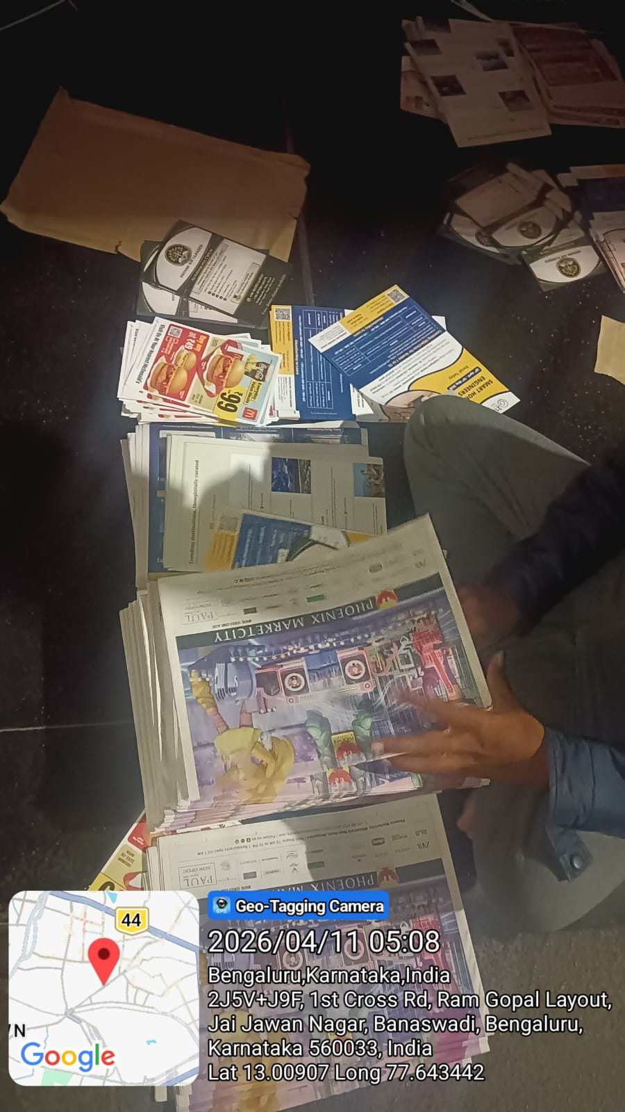 Bangalore real estate 90 day launch newspaper insertion playbook 1.9 rupee pamphlet phase gates
