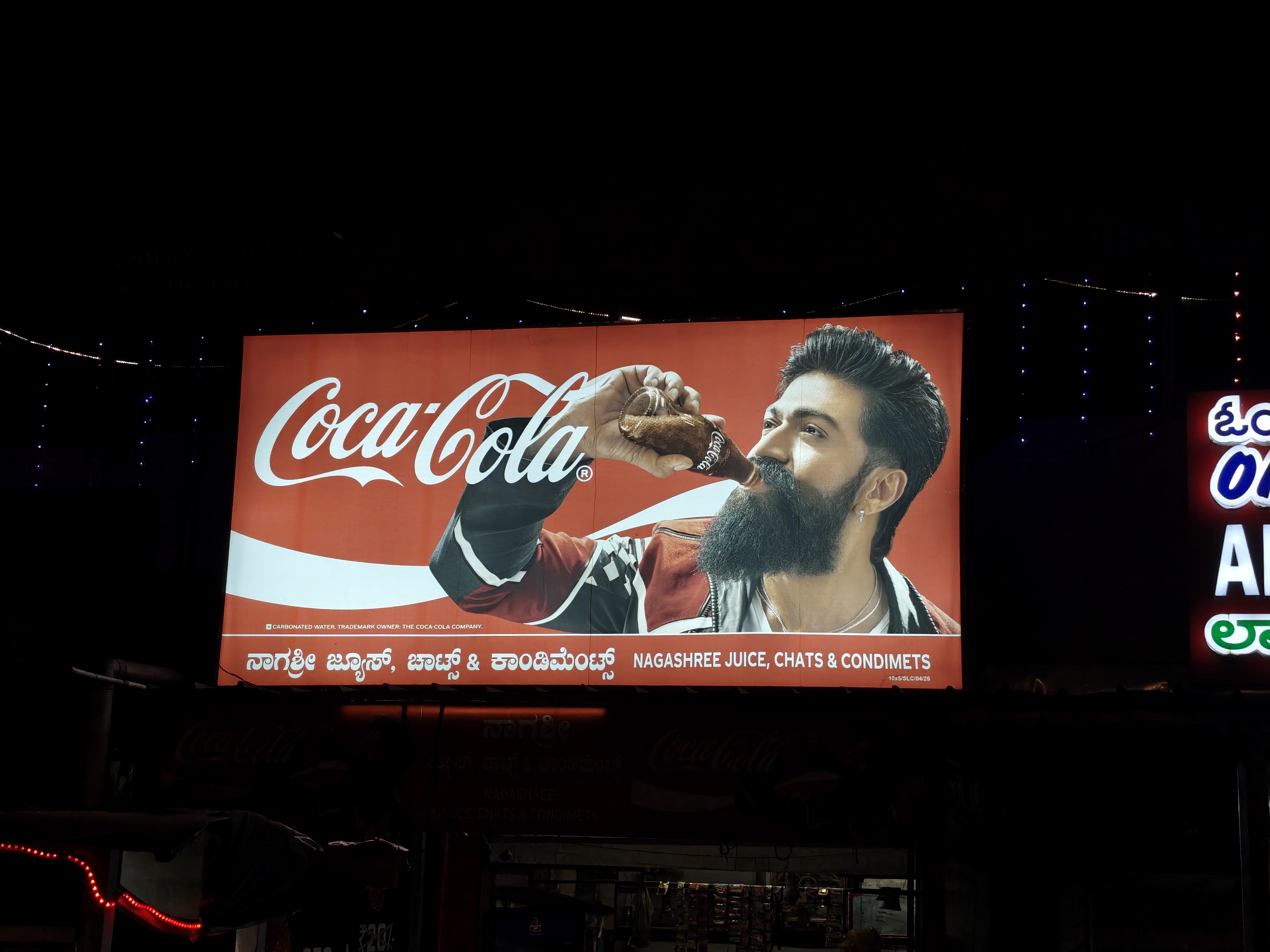 A non-lit ACP shop name board beside an illuminated LED sign board, compared by The Mediaverse